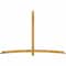 Ekena Millwork Bellingham Rough Sawn Timber Gable Bracket, Western Red Cedar, 108"W x 72"H x 4"D x 4"F, 16/12 Pitch GBW108X72X0404BEL00RWR - alternate 1